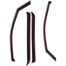 Westin 02-06 Cadillac/Chevy/GMC Escalade ESV/EXT/Avalanche In-Channel Wind Deflector 4pc -Smoke