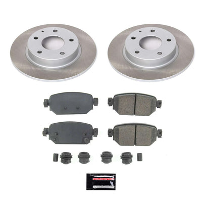 Power Stop 17-18 Mazda 3 Front and Rear Semi-Coated Rotor Kit
