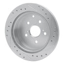 R1 86-92 Toyota Supra Front & Rear Drilled & Slotted Silver Brake Rotor Set