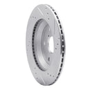 R1 19-24 Subaru Forester Front & Rear Drilled & Slotted Silver Brake Rotor Set