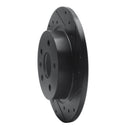 R1 11-22 Buick Encore Rear Right Drilled & Slotted Black Brake Rotor
