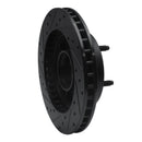 R1 86-88 Ford Bronco Front Right Drilled & Slotted Black Brake Rotor