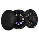 DS18 Marine 6.5in 2-Way 150 Watts RMS 4 ohm Digital LED Lights Bullet Tweeter Covers Included Black
