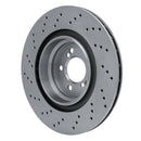 DFC 15-20 BMW M2 Right Rear Drilled Brake Rotor