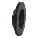 R1 88-92 Geo Prizm Front Left Drilled & Slotted Black Brake Rotor