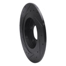 R1 98-05 Buick Park Avenue Rear Right Drilled & Slotted Black Brake Rotor