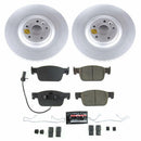 Power Stop 17-19 Audi A4 Front & Rear Z23 Evolution Sport Coated Brake Kit