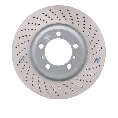 DFC 02-08 Porsche 911 Right Front Drilled Hi-Carbon Alloy Geomet Coated Rotor