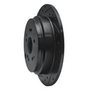 R1 02-04 Honda Odyssey Rear Left Drilled & Slotted Black Brake Rotor