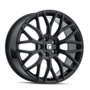 Touren 3276 TR76 18x8 / 5x112 BP / 35mm Offset / 66.56mm Hub Gloss Black Wheel