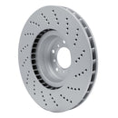 DFC 06-10 BMW M6 Left Front Drilled GeoSPEC Coated Rotor