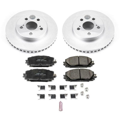 Power Stop 20-21 Toyota Corolla Front & Rear Z17 Evolution Geomet Coated Brake Kit