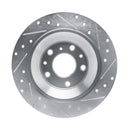 R1 16-25 Mazda CX-5 Front & Rear Drilled & Slotted Silver Brake Rotor Set