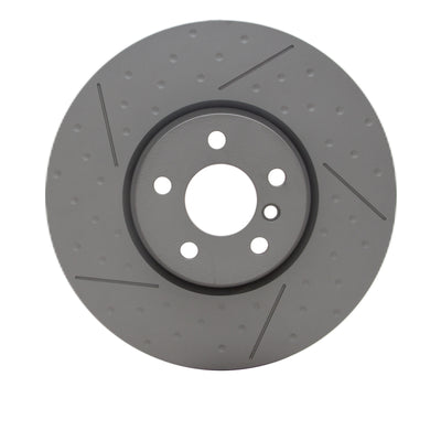 DFC 15-19 Mini Cooper (Excl Clubman) Front GeoSPEC Coated Rotor - Dimpled and Slotted