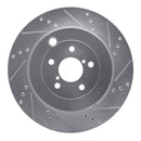 R1 17-25 Subaru BRZ Front & Rear Drilled & Slotted Silver Brake Rotor Set