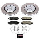 Power Stop 16-22 Honda Pilot Front and Rear Semi-Coated Rotor Kit