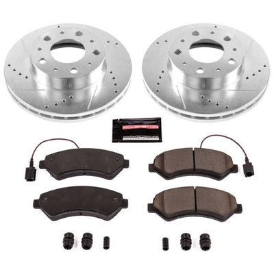 Power Stop 14-19 Ram ProMaster 1500 Front & Rear Z23 Evolution Sport Brake Kit