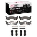 DFC 93-93 Jeep Grand Wagoneer Front & Rear Geospec Rotors with 5000 Advanced Brake Pads w/Hardware