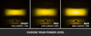Diode Dynamics C2 2.0 Sport Yellow Driving Standard ABL (single)