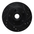 R1 78-78 Buick Century Front Right Drilled & Slotted Black Brake Rotor