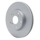 R1 16-21 Honda Civic Front Carbon Coated Brake Rotor Set w/Optimum OE Pads and Hardware