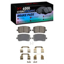 DFC 03-08 Pontiac Vibe Front & Rear Geospec Rotors w/4000 HybriDynamic Brake Pads w/Hardware