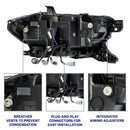 Form Lighting 2016-2023 Toyota Tacoma LED Projector Headlights with Selectable DRL (Pair)