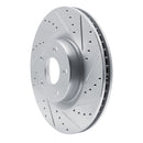 R1 20-25 Ford Escape Front Drilled & Slotted Silver Brake Rotor Set