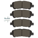 DFC 08-13 Toyota Highlander Hybrid Rear 4000 Hybridynamic Brake Pads