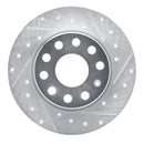 R1 19-25 Volkswagen Jetta Front & Rear Drilled & Slotted Silver Brake Rotor Set