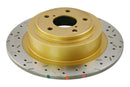DBA 01-04 Outback 2.5L/3.0 H6 Rear Drilled & Slotted 4000 Series Rotor