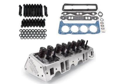 Edelbrock Chevy SB 262-400 E-Street Cylinder Heads - Hydraulic Flat Tappet w/ Install kit