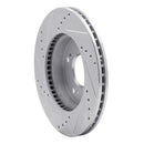 R1 12-15 Honda Civic Front Drill & Slot Silver Rotors
