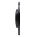 R1 09-25 Audi A4 Left Drilled & Slotted Black Brake Rotor