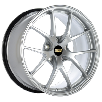BBS RI-A 19x9 5x130 ET50 CB71.6 Diamond Silver Wheel -82mm PFS/Clip Required