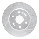 R1 19-26 GMC Yukon XL Front Drill & Slot Silver Rotors