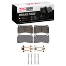 DFC 09-24 Nissan GT-R Rear 5000 Advanced Low Metallic Brake Pads and Hardware Kit