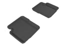 3D MAXpider 2012-2019 Fiat 500 Kagu 1st & 2nd Row Floormats - Black