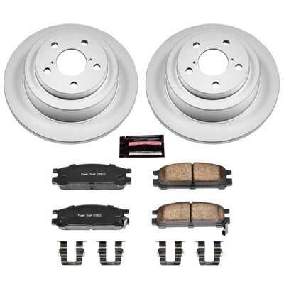 Power Stop 1998 Subaru Impreza Front & Rear Z17 Evolution Geomet Coated Brake Kit