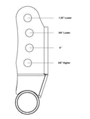 Ridetech 2015+ Ford F-150 2WD/4WD Adjustable Rear Shackles