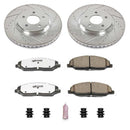 Power Stop 05-10 Ford Mustang Front & Rear Z26 Street Warrior Brake Kit