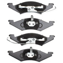 DFC 83-94 Ford Tempo Front Rotors with 5000 Advanced Brake Pads w/Hardware