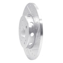 R1 97-98 Mercedes-Benz C230 Front Right Drilled & Slotted Silver Brake Rotor