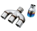 AWE 17-20 Honda Civic Si Dual-to-Triple Vapor Blue Tip Conversion