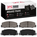 DFC 78-89 Chrysler Conquest Rear 5000 Advanced Semi Metallic Brake Pads