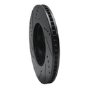 R1 16-21 Honda Civic Front Drilled & Slotted Black Brake Rotor Set w/Optimum OE Pads and Hardware