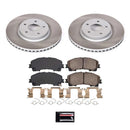 Power Stop 14-22 Infiniti Q50 Front and Rear Semi-Coated Rotor Kit