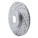 R1 15-25 BMW 228I Xdrive Gran Coupe Front Left Drilled & Slotted Geo-Carbon Rotor