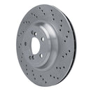 DFC 15-20 BMW M2 Right Rear Drilled Brake Rotor