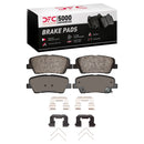 DFC 18-20 Genesis G80 Front & Rear Geospec Rotors with 5000 Advanced Brake Pads w/Hardware